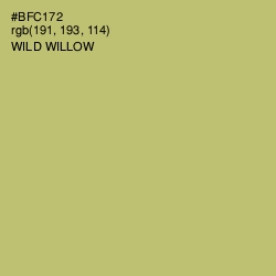 #BFC172 - Wild Willow Color Image